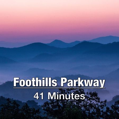 New Luxury Cabin With Stunning Mountainviews,Hottub, Firepit, Fireplace,2 Kingbeds, 2 Covereddecks,Bbqgrill, Shuffleboard And Pool Access Севьервилл Экстерьер фото